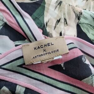 Kachel x Anthropologie Floral Silk Feel Scarf Festival Boho Fairycore Cottage